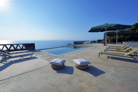 The Villa is in the area of Mellisaki. The villa is 260sq meters and has a 650sq Athens, Greece Minimal villa with an infinity swimming pool Entire villa vacation rental 16225395