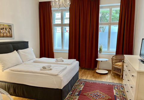 This quiet and spacious apartment can accommodate up to 7 people. The kitchen is Vienna, Austria Atmospheric flat at Augarten Entire rental unit vacation rental 763157