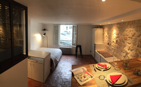 In this entirely renovated cosy studio, the furniture has been custom-made to ma Paris, France Studio Charonne Entire rental unit vacation rental 10423621