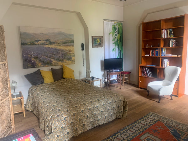 Grande chambre confortable avec salle de bain privée, idéale pour un couple de p  Grande chambre confortable - Quartier Européen Private room in condo vacation rental 709246610898377017