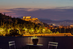 4th floor apartment, penthouse, with great views from the roof top to Acropolis- Athens, Greece Roof top Acropolis & Panathenaic Stadium view Entire rental unit vacation rental 628894060049027924