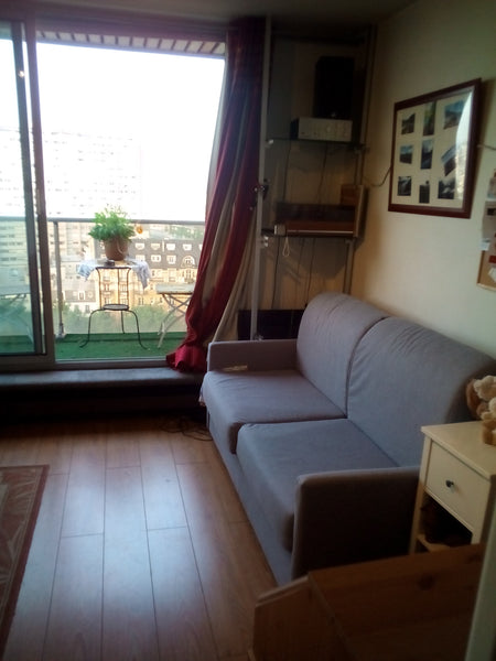 Studio de 30m²  disposant d'une cuisine bien équipée,  d'une pièce de vie lumine Paris, France Sudio lumineux place d'Italie Entire rental unit vacation rental 10937274
