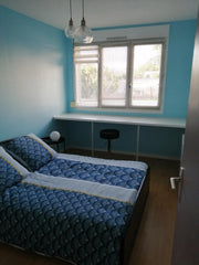 Proximité transport en commun et part dieu 5 min environ tram  Acccès salle de bain et cuisine Private room in condo vacation rental 27502428