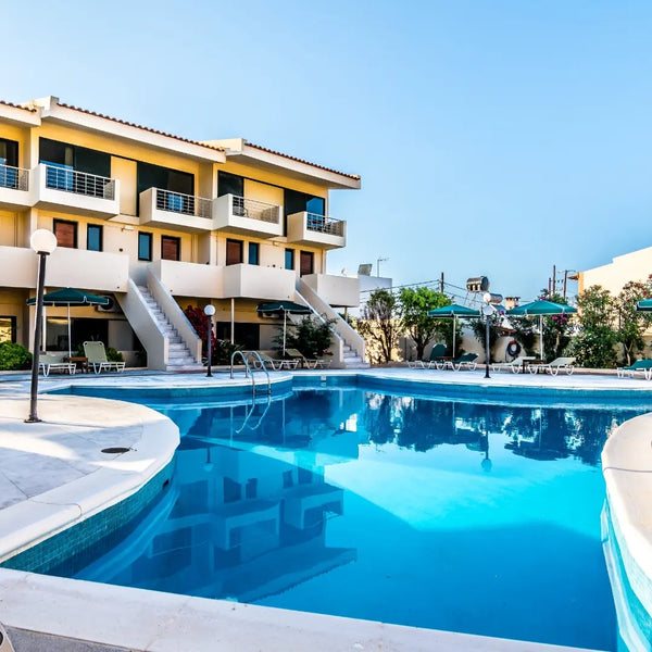 A warm welcome at the Mediterranean island of Crete and at Orestis hotel!<br />E Stalos, Greece Sea view Studio in Orestis hotel Entire serviced apartment vacation rental 39966795