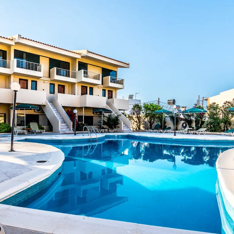 A warm welcome at the Mediterranean island of Crete and at Orestis hotel!<br />E Stalos, Greece Sea view Studio in Orestis hotel Entire serviced apartment vacation rental 39966795
