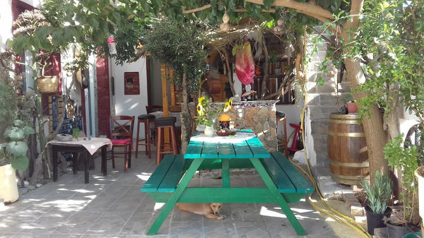 Sleeping room on the ground floor of our house and private balcony with a nice v Vagionia, Greece Villa Eleftheria Farm, Room Eleftheria Private room in farm stay vacation rental 7060393