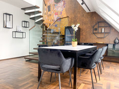 The modern, luxurious interior extends over two levels. The penthouse is equippe Graz, Austria DAREBELL Penthouse + Parking in Meidling, Vienna Entire rental unit vacation rental 623590321896025327