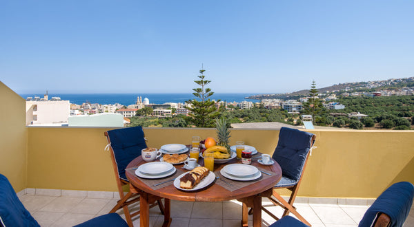 Guests have complete freedom to enjoy the spacious panoramic balcony with sea vi  Casa di Halepa I Entire condo vacation rental 44387487