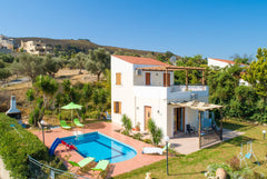 The Villa is located in Maroulas on  Crete. This rental property is air-conditio  Villa with Fantastic view, in Maroulas, 1 Entire villa vacation rental 44141942