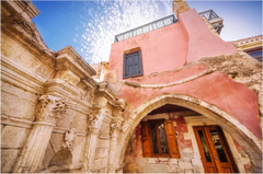 On top of the famous Rimondi Fountain and at the heart of the Old Town’s colourf Chania, Greece Venetian Rimondi Fountain Mansion. Built in 1626! Entire villa vacation rental 46958889