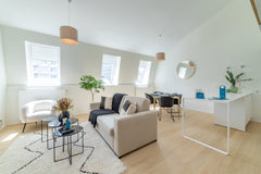 This lovely apartment is filled with natural light. Recently renovated, our loca Brussels, Belgium Sweet Inn | Lovely Penthouse in the Centre W/ balcony Entire rental unit vacation rental 699805796065972306