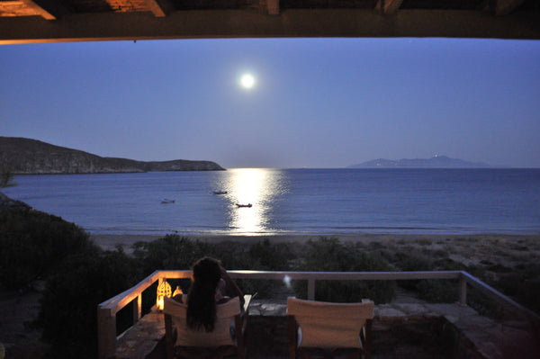 Serifos villa with private sandy beach (Karavi Beach), interior-designed with la Athens, Greece Design house on the beach Entire home vacation rental 11841116