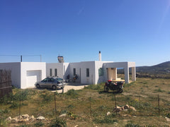 The house is 92 m2 plus a veranda of 20 m2. It was built in 2011, it is only 9 m Ermoupoli, Greece Syros- House in Ano Manna Cycladic home vacation rental 24361176