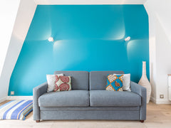 Very nice studio with a design kitchen and bathroom. Fully equipped. Located in  Paris, France Nice studio with a view over Paris roofs Private room in rental unit vacation rental 5820728