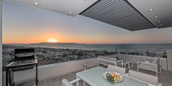 Amazing endless and unobstructed view & sea view from the upper side of Platania Chania, Greece Fab view, 8 guests, 3 wc, netflix, AENAON seaview Entire home vacation rental 19818623