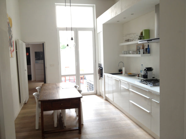 Modern apartment located in a quiet neighborhood  