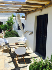 Studio for three guests on the first floor (three single beds) with private vera Greece NO1studio (3 adults) with garden view in town Entire rental unit vacation rental 13241651