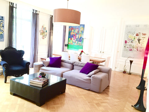 Artistic 146m² 2 bedroom flat in the heart of Paris decorated with style & a vie Paris, France Luxury design 2 bedroom flat Arc Triomphe/ Elysées Entire rental unit vacation rental 5940508