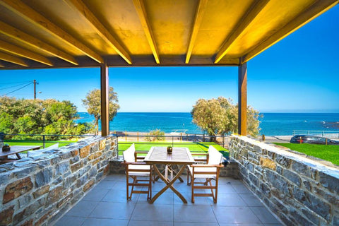 Beachfront stone house in Milatos beach providing garden views and free WiFi. Te Heraklion, Greece TerraZeus - Stone House Beachfront 1 Entire rental unit vacation rental 34795380