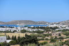 On a spacious property of 2500 sq.m. of former vineyards lies an 80sq.m. newly b  Gerasimos Modern Villa in Parikia - Paroikia Paros Cycladic home vacation rental 32122953