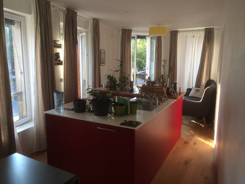 Appartement de 38m2 avec 6 fenêtres. Grand espace ouvert et lumineux.<br />C'est Paris, France Appartement lumineux à Ménilmontant Entire rental unit vacation rental 6324311