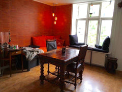 This artist's pent house apartment is located in central Vesterbro; right betwee Copenhagen, Denmark Spacious orange room, in trendy Vesterbro Private room in rental unit vacation rental 20661849