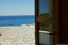 Our beautifully restored traditional stone house is situated between the lower a Rhodes, Greece Oleander room with sea view at 200 yrs rural house Private room in townhouse vacation rental 43964022