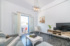 This 80sqm (860sqft) apartment is on the first floor of a two-story building and Greece Bon's house | Entire Apartment In Tinos Port Entire rental unit vacation rental 32175100