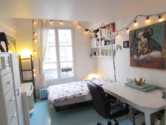 Une chambre privée dans un Bel appartement façon loft, super lumineux, au dernie Paris, France Dans un appart au 4ème étage, quartier vivant. Private room in rental unit vacation rental 9690864