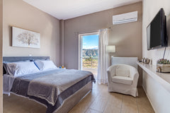 A warm and modern apartment which has great view to the Souda bay and to the mou Chania, Greece Chic with great view apartment Entire rental unit vacation rental 25857203