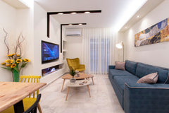 Sunflower Boutique Apartment has been designed just for you! Fully renovated in  GR Sunflower Boutique Apartment,80m from Attiki Metro Entire rental unit vacation rental 36313767