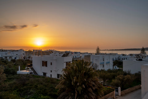 A spacious veranda to enjoy an evening drink while watching the sun set romantic Greece Sunset View Paros Entire rental unit vacation rental 32545521
