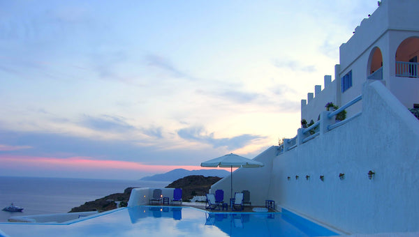Within 500 metres from the long, sandy beach of Mylopotas in Ios, Hotel Petradi  Greece Twin Room in a hotel with sea view Private room in rental unit vacation rental 16953650
