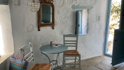 An indipendent charming room with a large bathroom in a traditonial house in a u  The tower room at Chora Private room vacation rental 650732826088210099