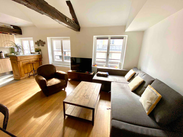 In the last floor of an old building with an elevator, this apartment has all th Paris, France Quiet and peaceful apartment in Paris Le Marais. Entire rental unit vacation rental 15125938