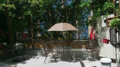 Huge bedroom and full bathroom. backyard with bbq. 5 minutes walking to times sq New York, NY Rental unit in New York · 1 bedroom · 1 bed · 1 bath Private room in rental unit vacation rental 3780746