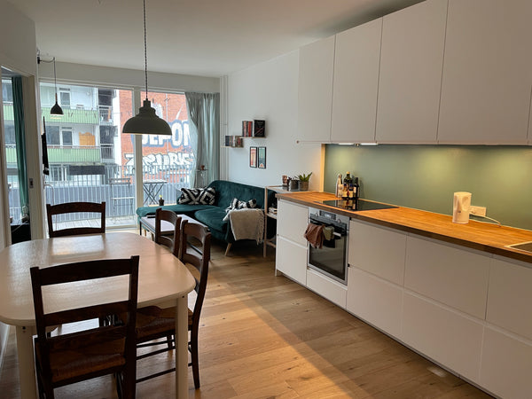 Newly renovated 47m2 apartment at the heart of Vesterbro just 100m away from the Copenhagen, Denmark Cozy apartment with balcony and rooftop terrace Entire condo vacation rental 617025514065233066