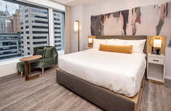 Enjoy the glamour of this stylish, upscale place.<br /><br />Located inside of a  Hotel in New York · ★New · 1 bedroom · 1 bed · 1 bath Room in hotel vacation rental 1063527153945807624