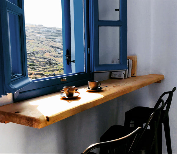 La Maison Bleue is a tradition Sifnian house built in the late 13th century. Ori Athens, Greece La Maison Bleue | Unique Sifnian House in Kastro Cycladic home vacation rental 24820615
