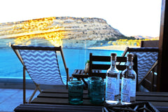 Matala Caves is a small seafront apartment that sits right on the shoreline of M Greece Matala Caves Seafront Apartment with Terrace Entire rental unit vacation rental 13912546