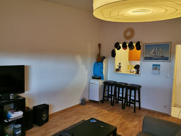 T2 de 40m² environ avec une chambre (lit Queen size) et un salon de taille ident Bordeaux, France T2 sans vis à vis et calme Entire condo vacation rental 40088472