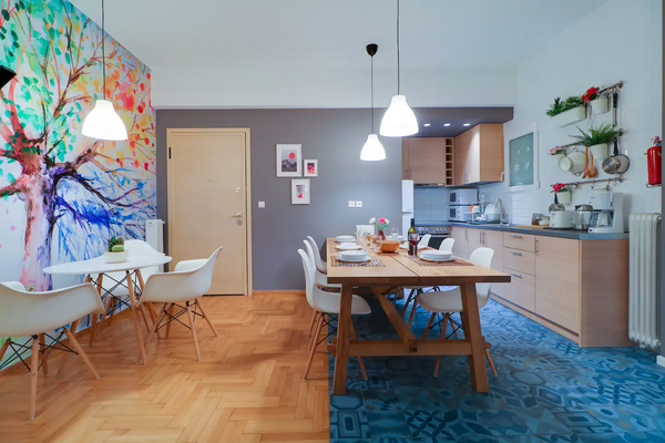 Stylish and luxury big apartment in central Athens. A fully equipped & totally r Athens, Greece Angel's Big Apt☆3min to Metro☆AC☆Netflix☆iMac☆PS4☆ Entire rental unit vacation rental 21831529
