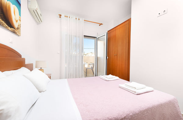 Take advantage of the blue flagged beach of Chrisi Akti that is just 100 meters  Chania, Greece Sun Beach sea view apartment near Chania Entire serviced apartment vacation rental 33656428