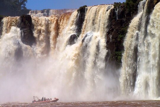 Small Group Boat Ride Tour to Iguazu Falls Brazil with Pick Up  Private Tours and Travel Guide America Sao Paulo CITY Foz do Iguacu Destination Tour