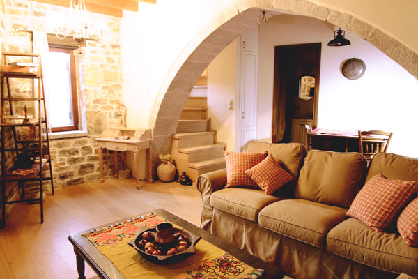 A two level stone house, fully equipped, with a fantastic mountain view that ens Athens, Greece Kamara Stone house in a traditional Cretan village Entire home vacation rental 15392573