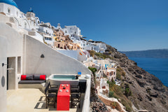 Welcome to Kensho-where the glittering sea meets the endless sky at the top of O Greece Kensho 2bdr Caves by  Thireon Cave vacation rental 28351779
