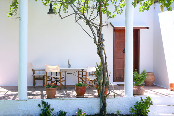 Our summer house is a four-bedroom villa. Set in a pine forest overlooking Chani Chania, Greece Eclectic House Entire cottage vacation rental 1400414
