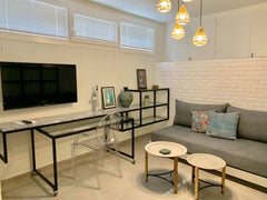 Beautiful and bright basement apartment, with a separate double bedroom and bath Greece Central Studios Heraklion #1 Entire rental unit vacation rental 29475033