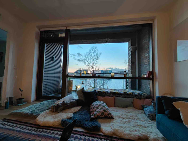 Spacious and confortable apartment just by the water in the beautiful neighborho Paris, France Amazing view & Scandinavian design Entire rental unit vacation rental 34851357