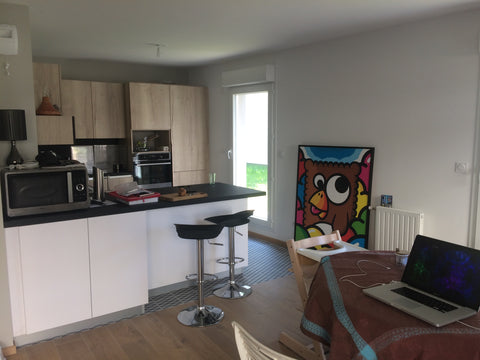 Appartement neuf avec jardin.<br /><br />3 chambres + Salon:<br />_ 1 lit double  Appart avec jardin. proche Fourvière. bus. parking Entire condo vacation rental 36744116